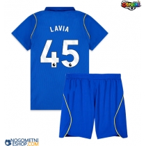 Otroški Nogometni dresi Chelsea Romeo Lavia #45 Domači 2026-27 Kratek Rokav (+ Kratke hlače)